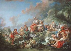 Returning from Market 1767 by Francois Boucher