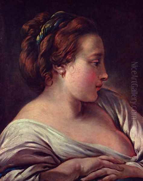 Woman's head - view 1