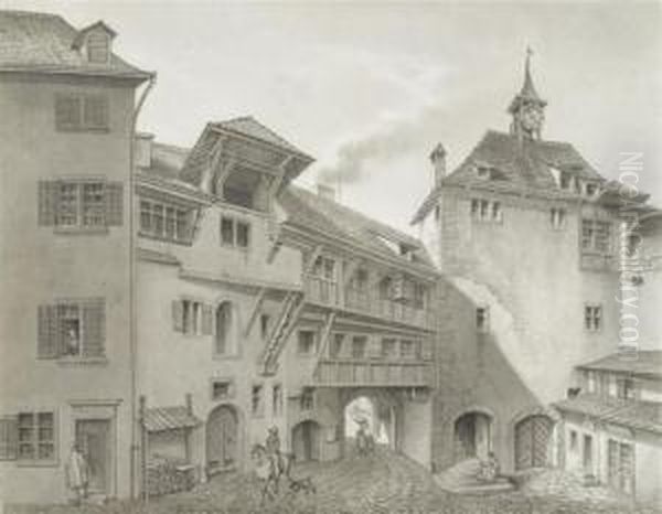 Das Rennwegtor In Zurich - view 1