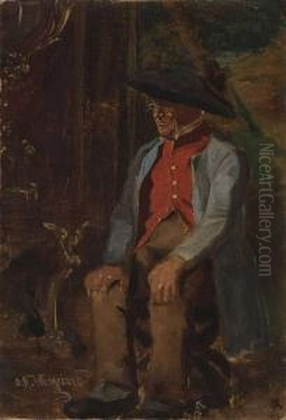 Sitzender Bauer - view 1
