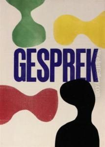 Gesprek by Henrik Nicolaas Werkman