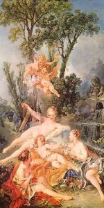 Amor as a prisoner by Francois Boucher