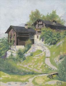 Zwei Walliser Bauernhauser