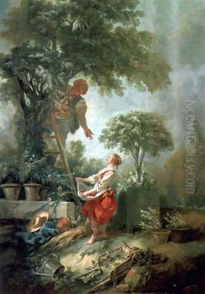 Landscape with Kirschpflückerin - view 1
