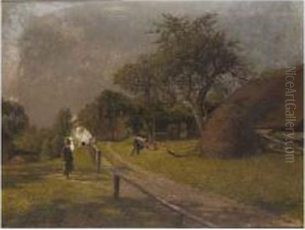 Harvesting The Apples - view 1