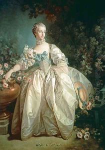 Portrait of Mademoiselle Bergeret by Francois Boucher