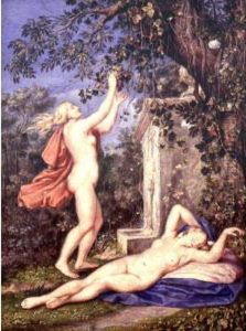 Two Bacchantes by Joseph Werner