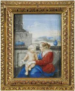 La Vierge A L'enfant by Joseph Ii Werner