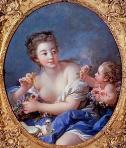 Venus and love by Francois Boucher