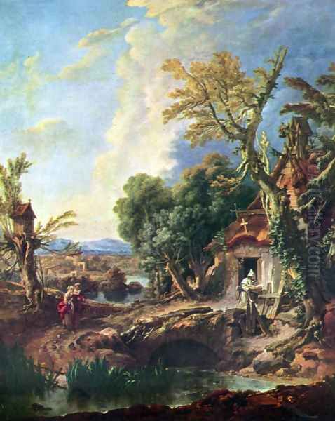 Landscape with his brother Lucas - view 1