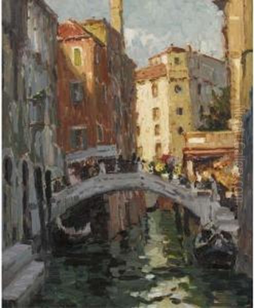 A Venetian Canal - view 1
