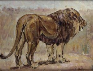 Lion by Gustav Wertheimer