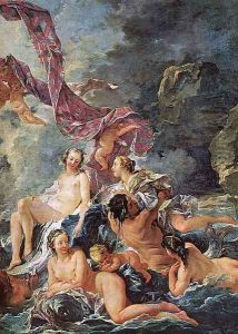 The Triumph of Venus (detail) by Francois Boucher