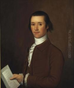 Portrait Of A Man, Possibly Samuel Donaldson by Adolf Ulrik Wertmuller