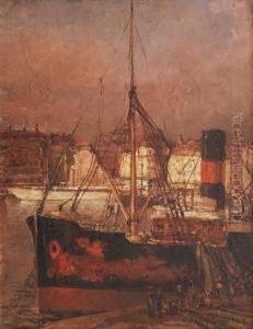 Bateaux A Quai Dans Le Port De Marseille