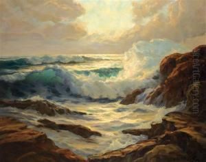 Rocky Seascape by Konstantin A. Weschtschiloff
