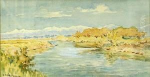 Jordan River, Utah by G. Wesley Browning