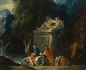 Crossing the Ford by Francois Boucher