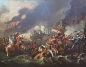 Battle Of La Hogue by Benjamin West