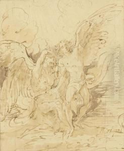 Daedalus And Icarus by Benjamin West