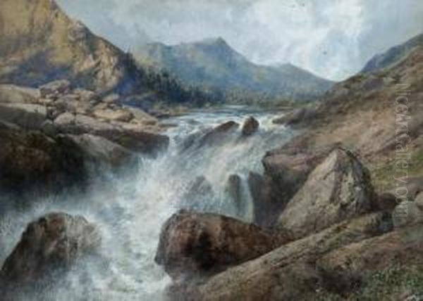 Waterfall In Norway - view 1