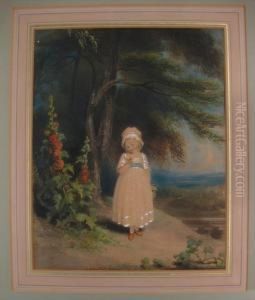 Young Girl In A Landscape Young Girl In A Landscape
