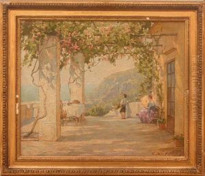 La Terrasse by Constantin Alexandr. Westchiloff