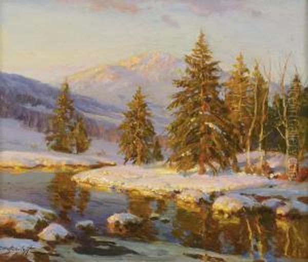 Winter Sunset - view 1