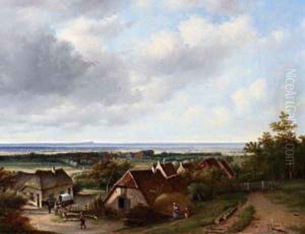 Boerderijen In Zomers Landschap - view 1
