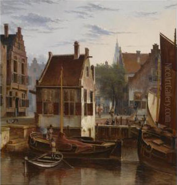 The 'goslerhuisje' On The Antoniesluis Near The Jodenbreestraat, Amsterdam - view 1
