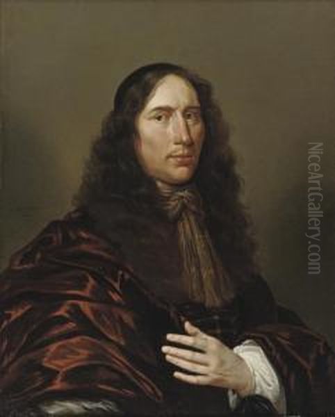 Portrait Of Cornelis De Wit, Half-length, In A Red Robe - view 1