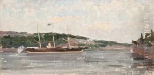 The Tsar Visiting Aland by Victor Westerholm