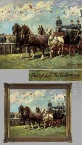 Kutschenparade In Hoppegarten by Wilhelm Westerop
