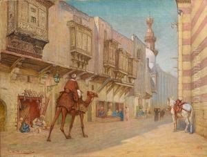 A Cairo Street by John Weston Brooke