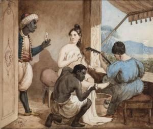 Morgontoilette by Alexander Wetterling