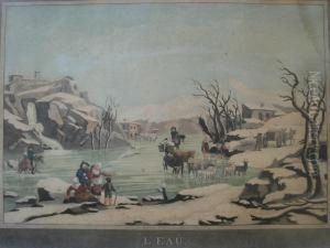 L'eau; La Terre by Friedrich-Georg Wexelberg