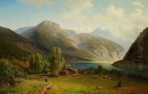 Norwegian Fiord by Christian Delphin Wexelsen