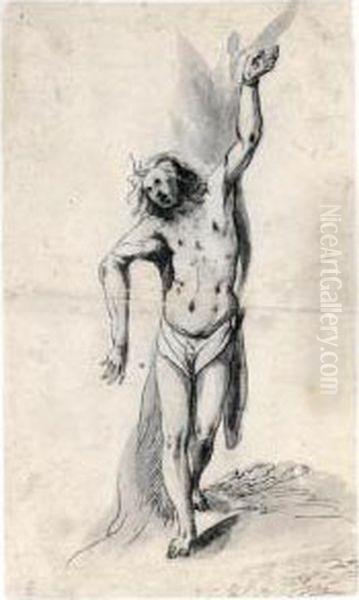 Study Of Saint Sebastian - view 1