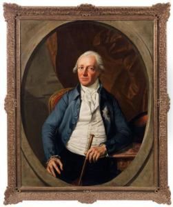 Portrait Vermutlich Des Friedrich Wilhelm Von Der Schulenburg-kehnert by Sebastian Weygandt