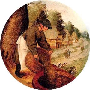 Proverb 'filling the well after the calf has drowned'