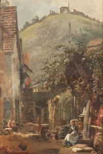 Neckarsteinach Bei Heidelberg by Karl Weysser
