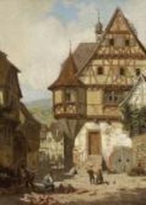 "partie Aus Schwaigern Bei Heilbronn". by Karl Weysser