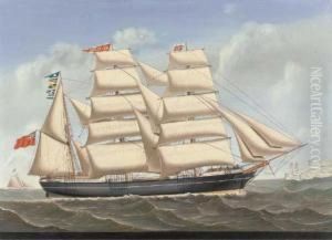 The Barque Excelsior by Carolus Ludovicus Weyts