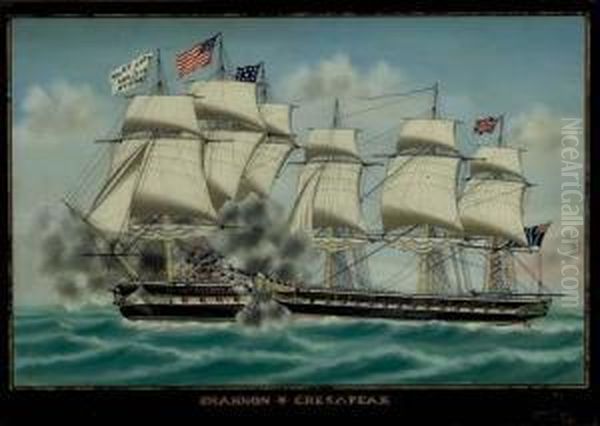 The Action Between
H.m.s. Shannon
And The
U.s.s.chesapeake - view 1