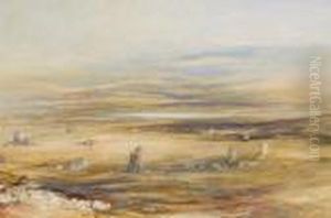 Stone Circle, North Wales by Henry Clarence Whaite