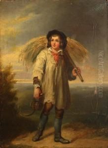 The Harvest Boy; The Milkmaid (a Pair)