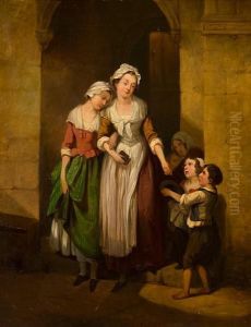 Giving Alms To The Poor by Francis Wheatley