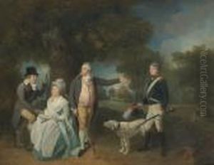 Portrait Of The Wetten Family by Francis Wheatley