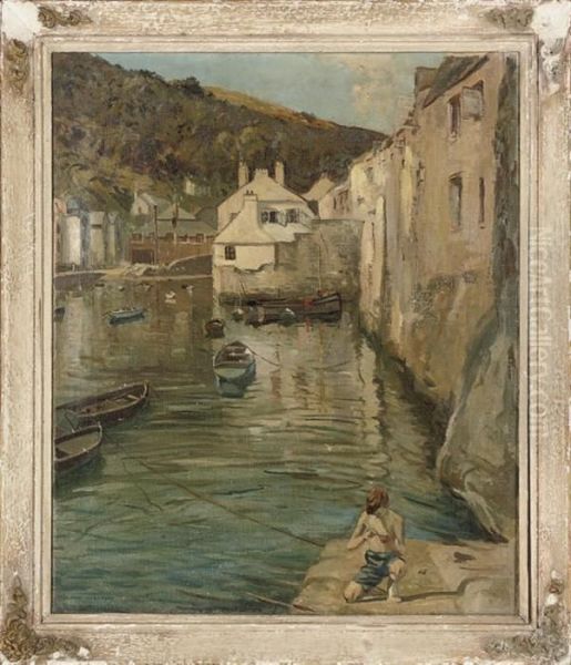 The Harbour At Polperro, Cornwall - view 1