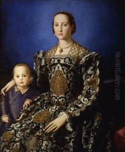 Eleonora of Toledo with her son Giovanni de' Medici 1544-45